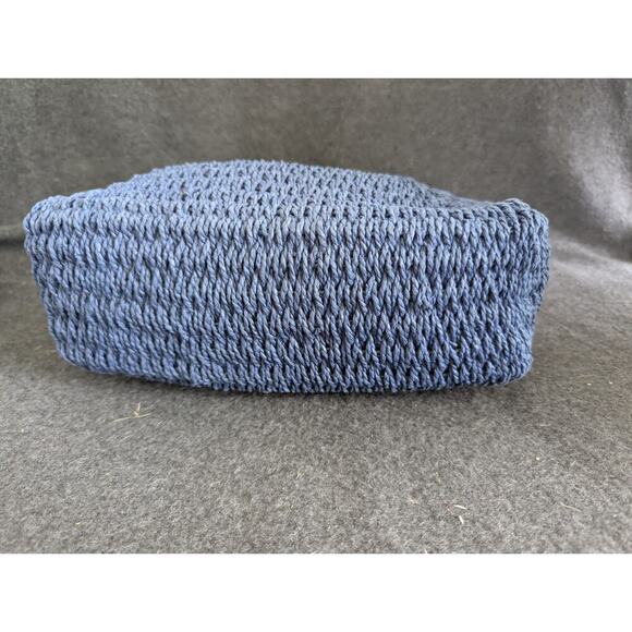 Indio Hobo Crochet Fossil Handbag Blue Beach Travel - Picture 6 of 11